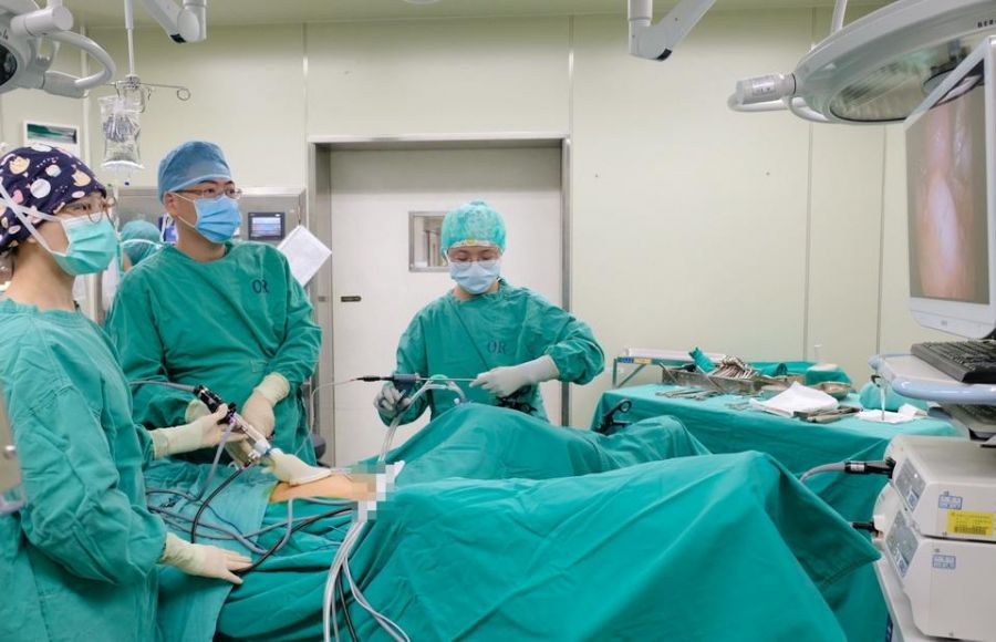 屏基婦產科引進微創單孔腹腔鏡手術  術後不留疤