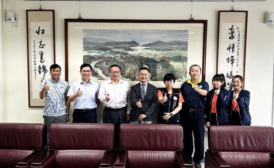 南投縣榮民服務處拜會南開科技大學