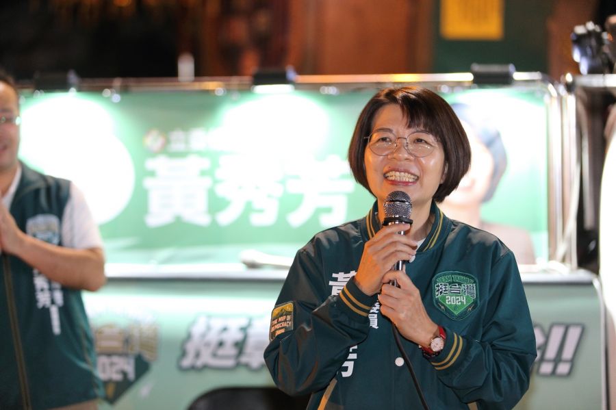 立委黃秀芳馬不停蹄衝選情 面對抹黑：不予理會