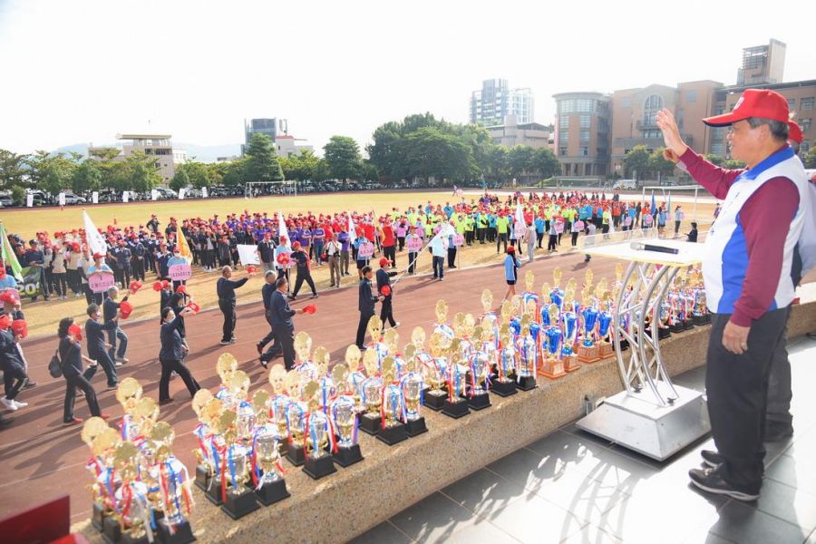 南投勞工運動會  南投高中熱鬧登場