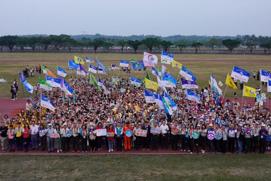 高雄市國中童軍聯合露營中正預校登場