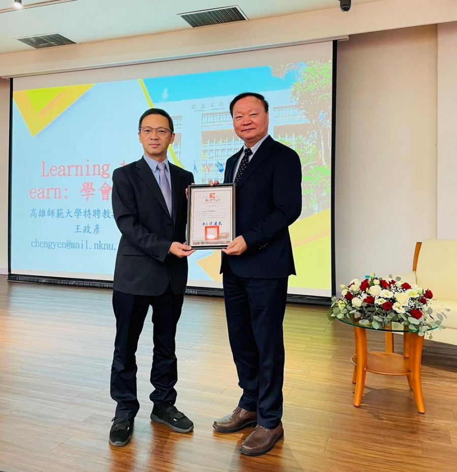 金大僑領講座 Learning to earn  學會贏取 師生踴躍聆聽
