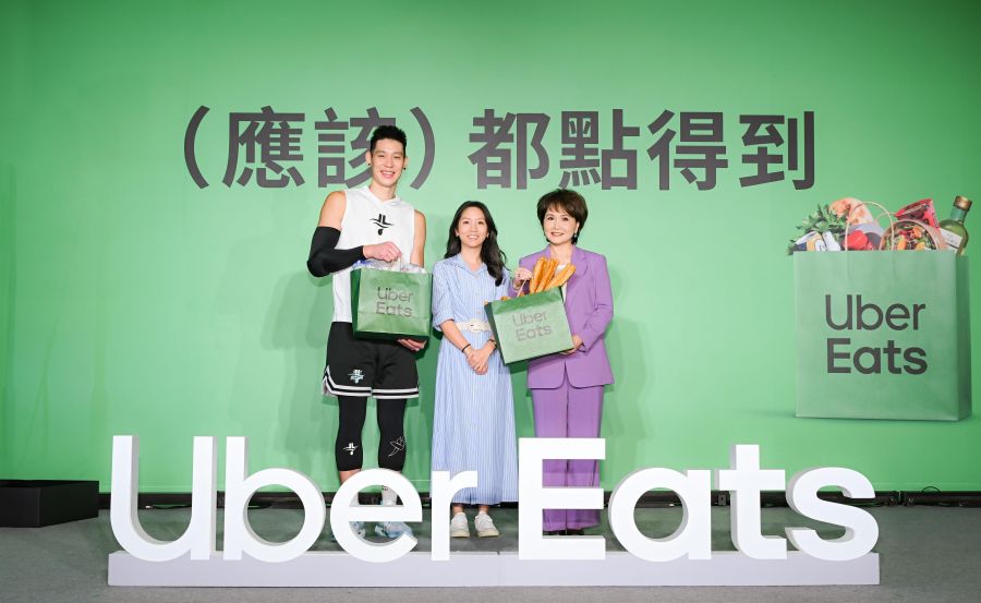  Uber Eats 全新代言人沈春華、林書豪　分享生活中的各種情境