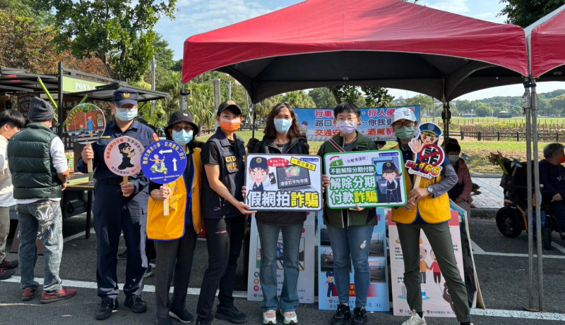 響應國際身心障礙者日　斗六警設攤交安及反詐宣導