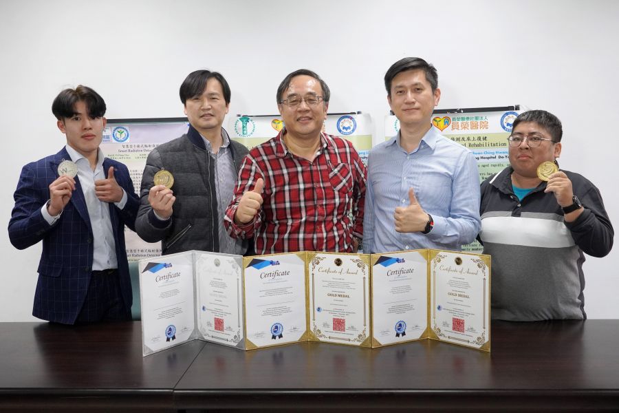 大葉大學攜手醫院搞發明  高雄發明展奪2金1銀