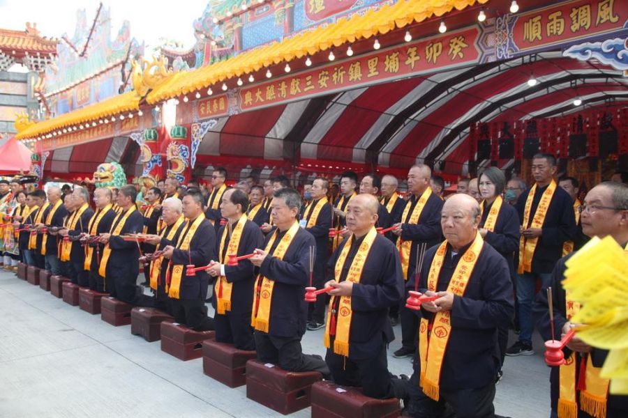埔里建醮祈安三獻清醮茹素結束  許淑華縣長上香祈福