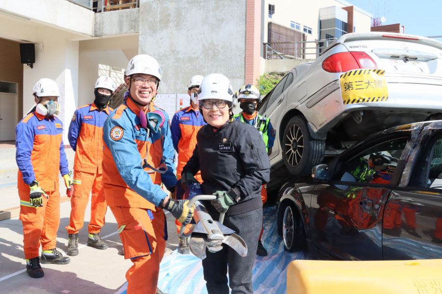 提升獲救率技能　苗縣舉辦車禍救援競賽