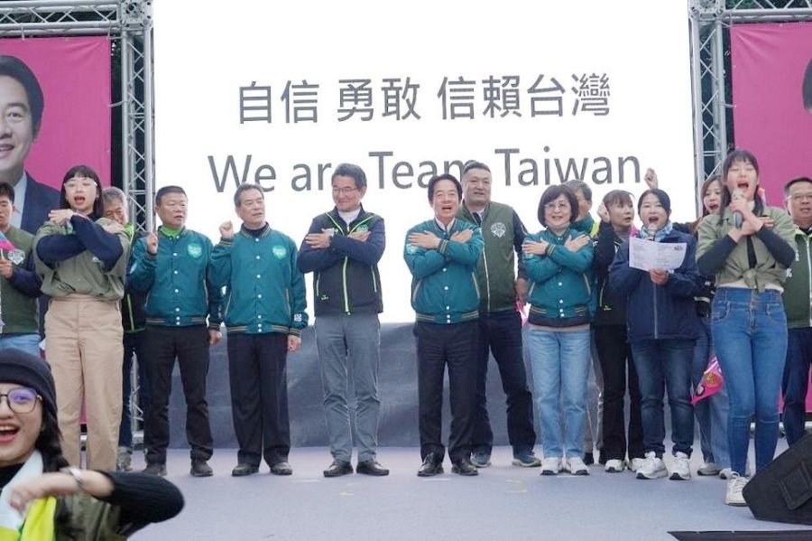 總統候選人賴清德「唱土地的歌 拼咱的希望」環島拼圖活動雲林場