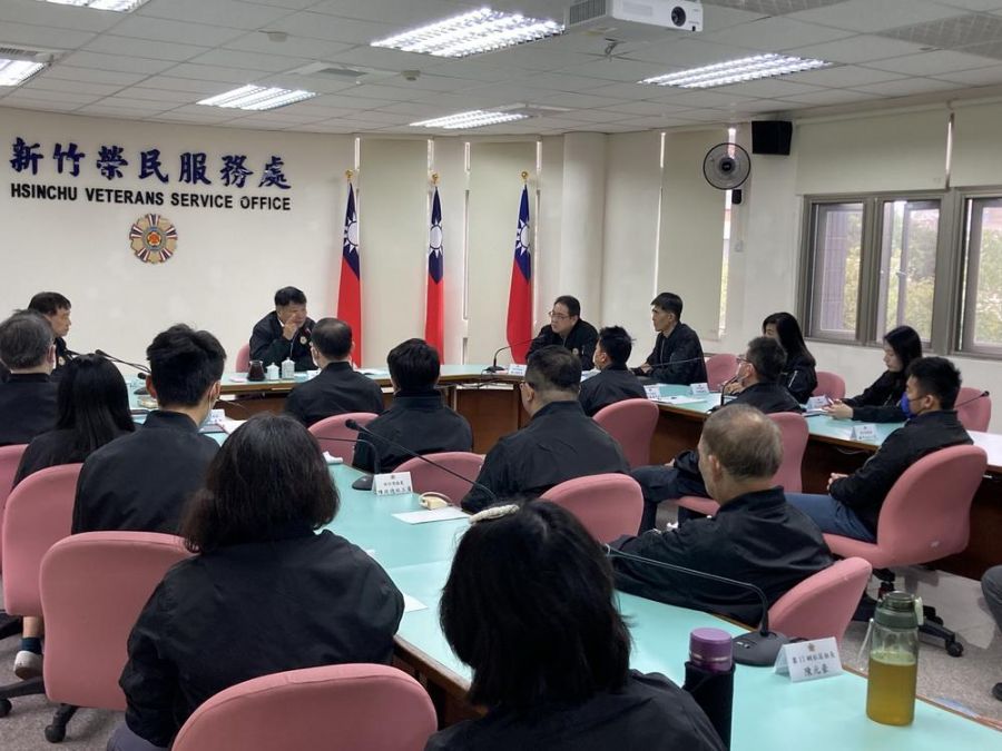 輔導會副主委走訪新竹榮服處與職員工座談