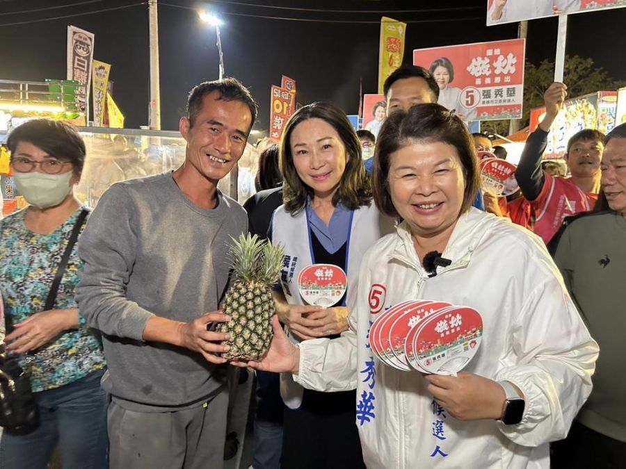 李佳芬陪張秀華掃湖美夜市  期許攜手韓國瑜發展雲嘉生活圈