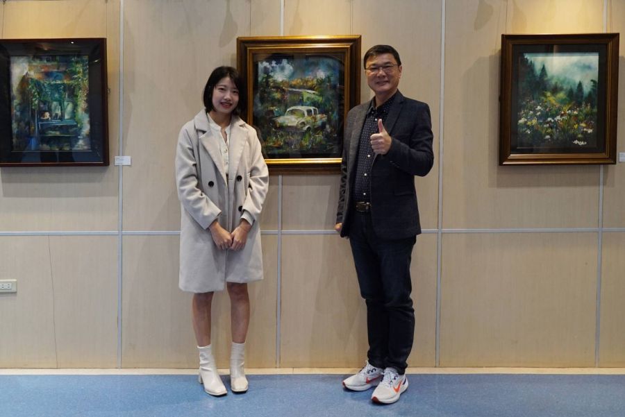 追尋「心之所向」 鹿港鎮圖書藝文中心展出葉貞君西畫個展