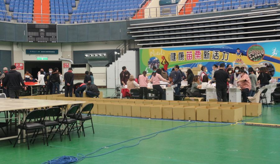 總統立委大選在即　苗縣選委會點領選票作業啟動