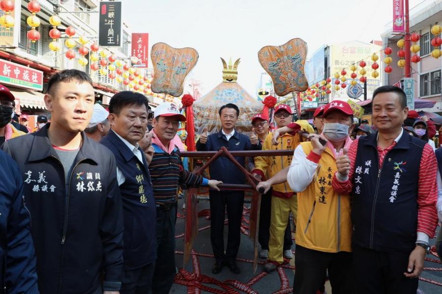新港奉天宮開臺媽祖元宵盛大遶境  傳統民俗藝陣熱鬧非凡