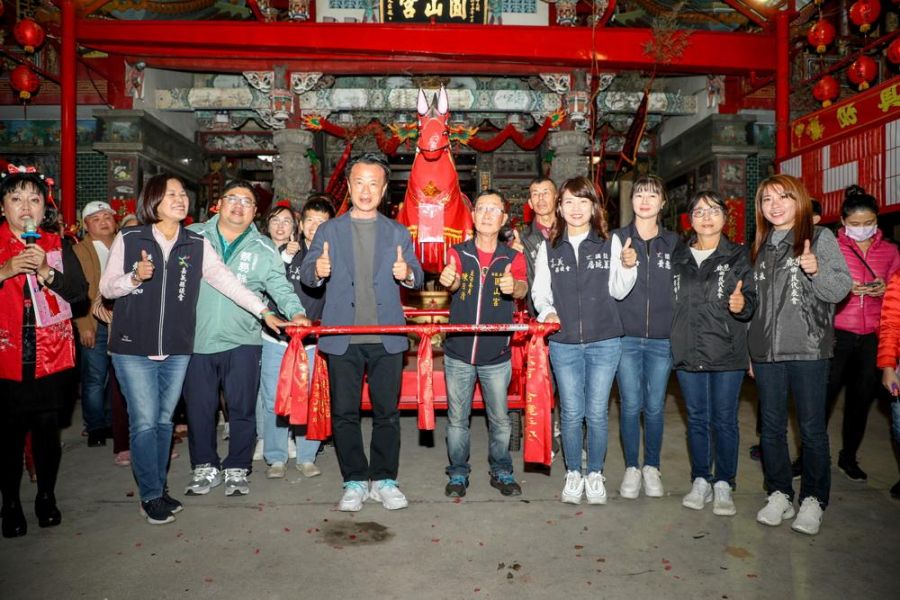 鹿草鄉圓山宮歡慶元宵 火馬祭震撼登場