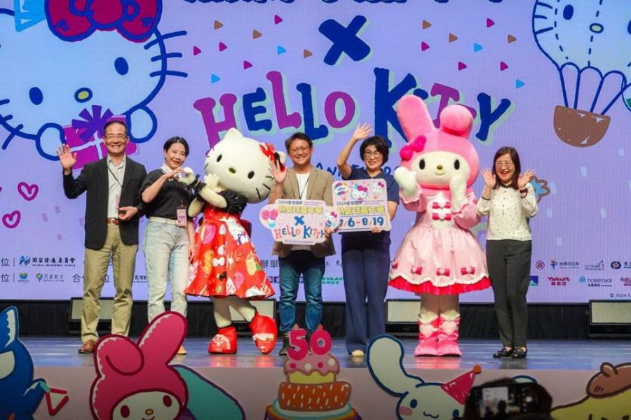 聯名Hello Kitty 50週年！ 饒慶鈴邀你7月到台東體驗熱氣球嘉年華