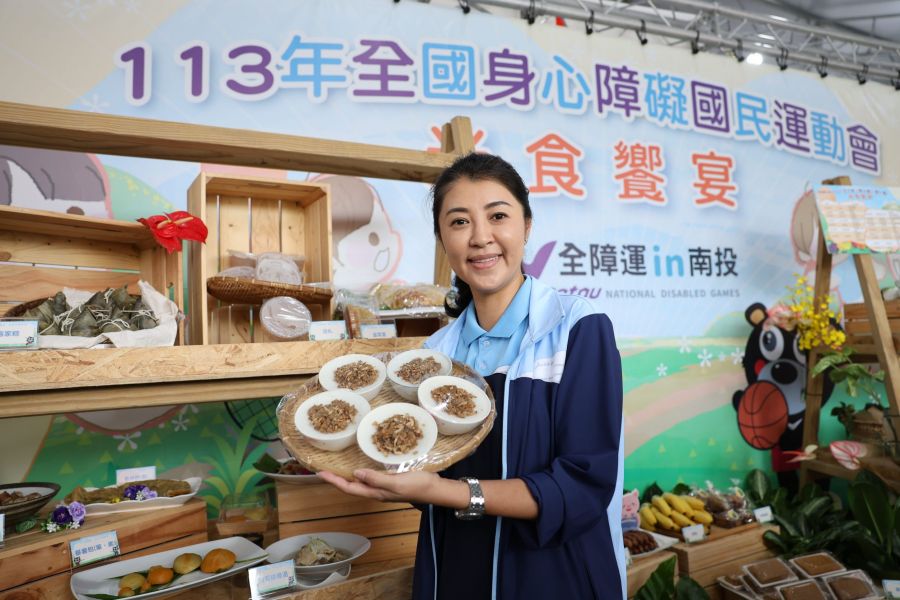 全障運米食饗宴南投熱情迎賓   許淑華感謝贊助單位