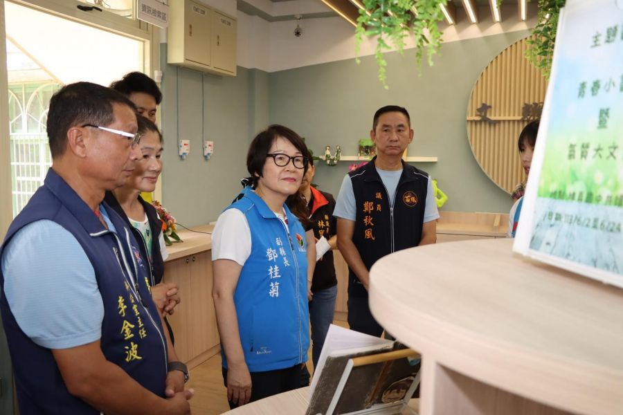 明亮又溫馨！苗縣維真國中「文耀書坊」社區共讀站啟用