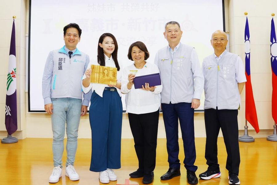 竹市府團隊來嘉市參訪交流  黃敏惠「姊妹市攜手合作共榮共好」