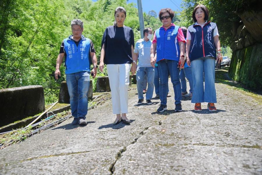 許淑華會勘集集、水里基層建設　核定逾千萬元改善