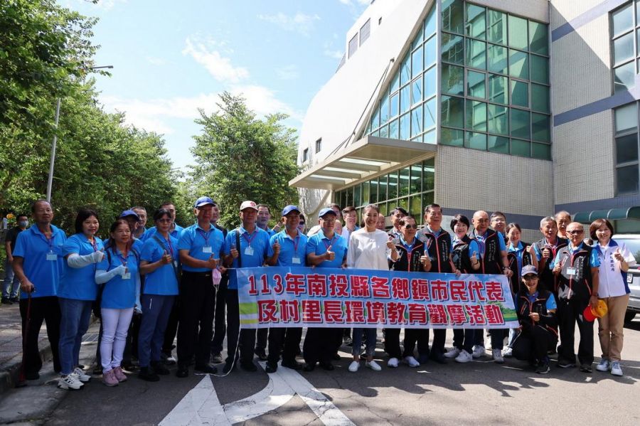 許淑華陪同村里長前往烏日垃圾焚化爐參訪  期獲得民眾支持