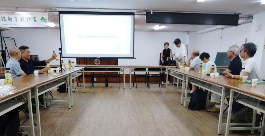 日本三井公司參訪屏東九如農會　預訂10萬個鳳梨纖維手提袋