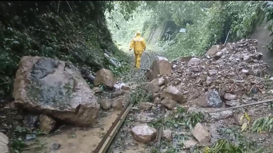 凱米颱風造成林鐵多處受創 阿里山林鐵本線持續停駛至8月底