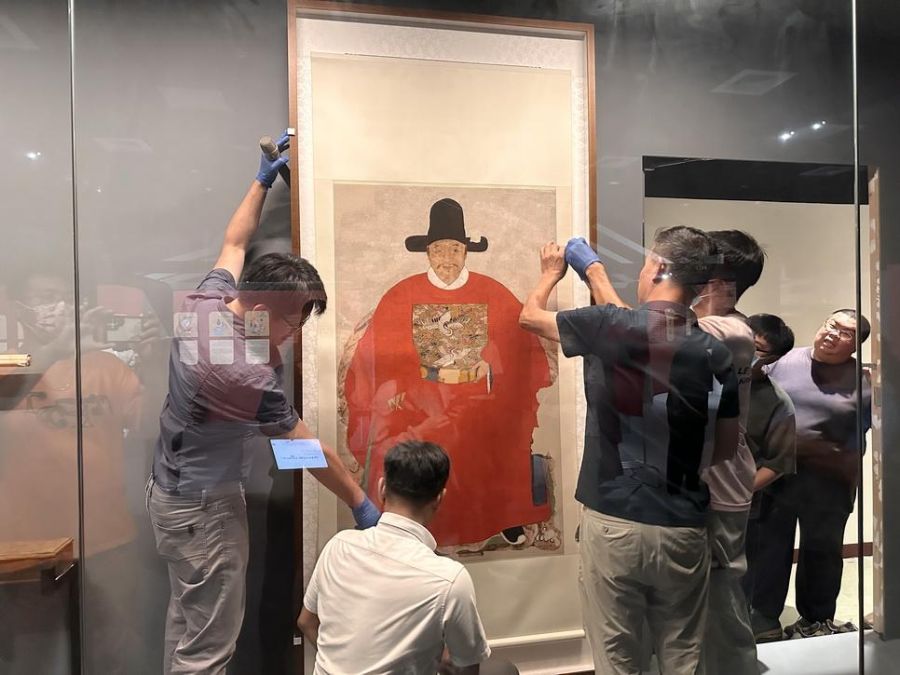 金門守護古物用心照顧　蔡復一畫像典藏與展示培力 　　
