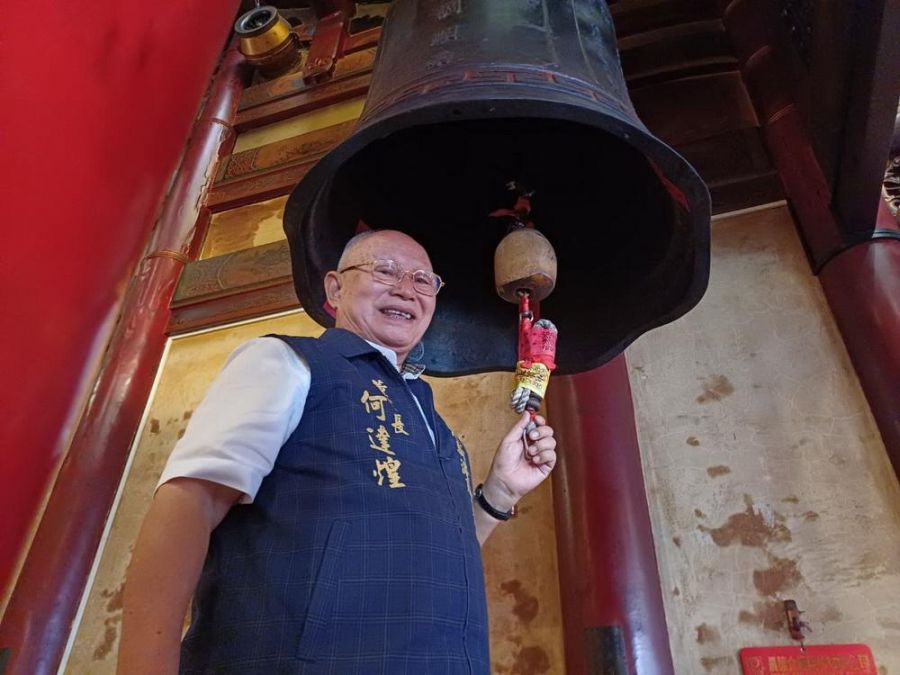 新港奉天宮開臺媽祖  尊循傳統古禮七月封鐘鼓