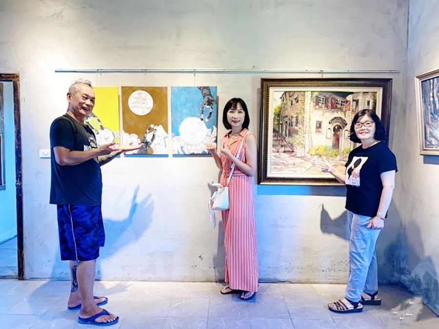 「流動的寧靜」陳淑芬、張茹甄雙人展　百年洋樓藝術館展出