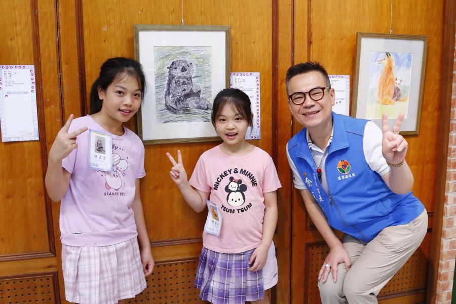 113年彤彩世界謝宛彤師生畫展　苗栗市公所藝文中心展出