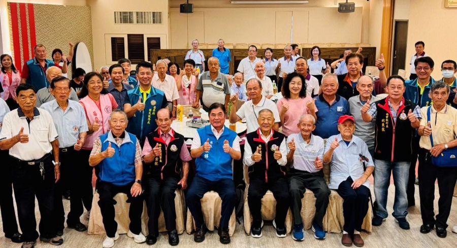 苗栗縣長聯袂參加823紀念活動關懷榮民眷