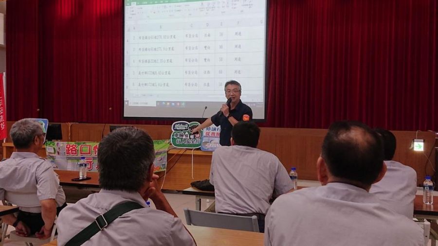 布袋分局義警民防舉辦常年訓練   強化交通安全意識