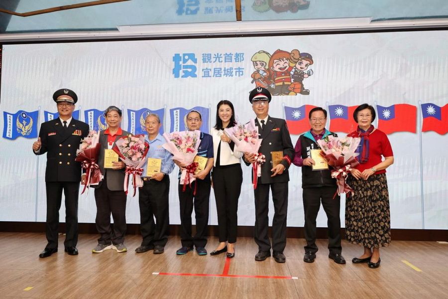 南投縣府辦年度消防民力年資標暨績優人員表揚活動