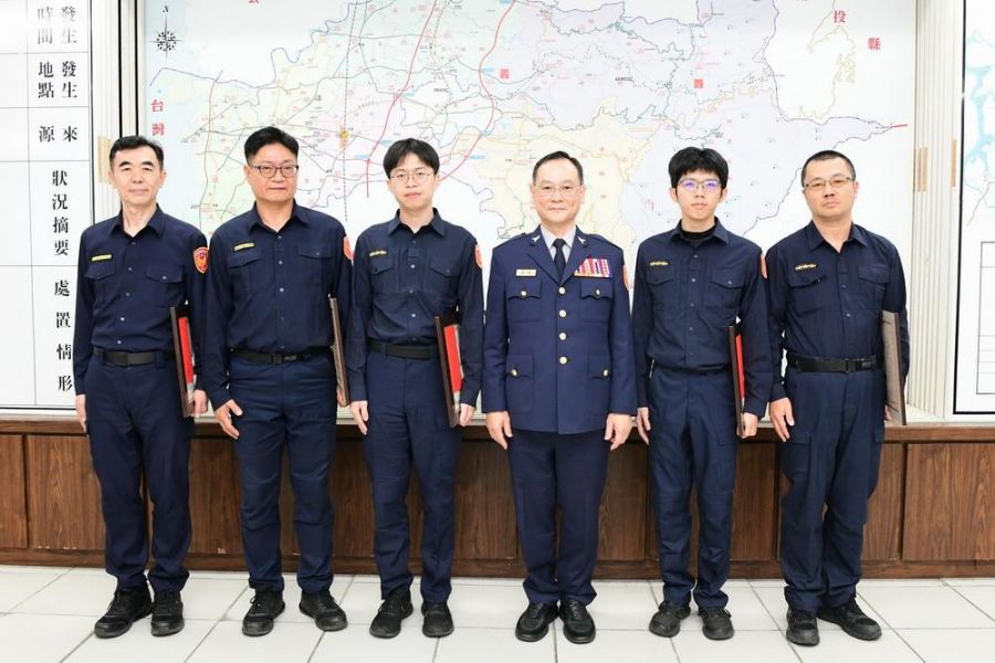  嘉義縣警察局表揚「為民服務優良員警」5件5人
