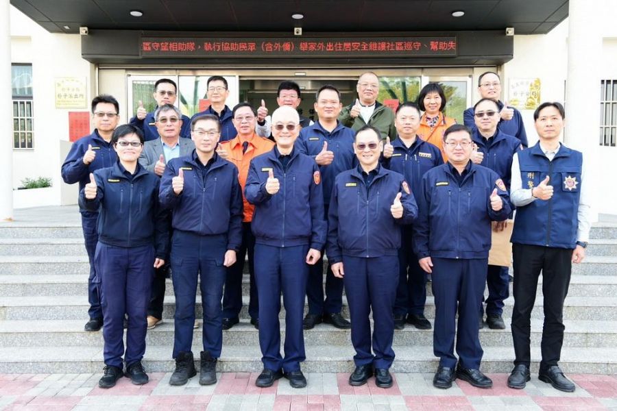 警政署副署長訪視慰問嘉縣警局  加強重要節日安全維護工作