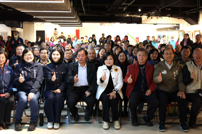 雲林藝術家黃銘家油畫展開幕　張麗善邀民眾共賞