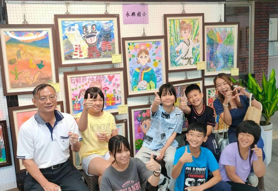 113學年度水里鄉各級學校學生聯合美展  校園美的平台