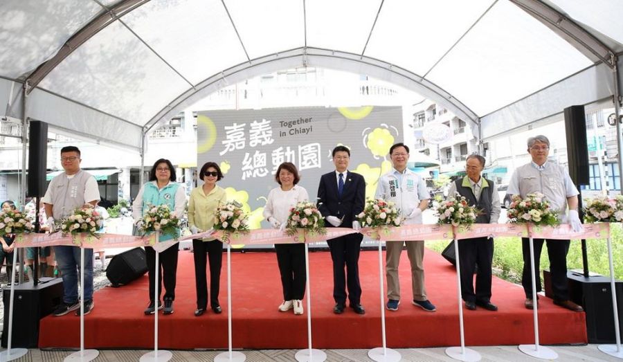 嘉市民生公園二期竣工啟用　打造城市中的水綠森林