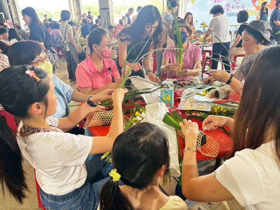 端午花藝香韻繞台中 傳統結合創意打造節慶限定美學