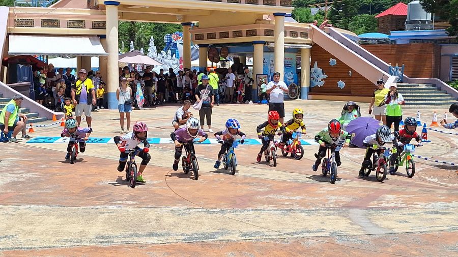 遠雄海洋公園舉辦兒童滑步車賽  百位萌娃熱血登場 亞洲矚目