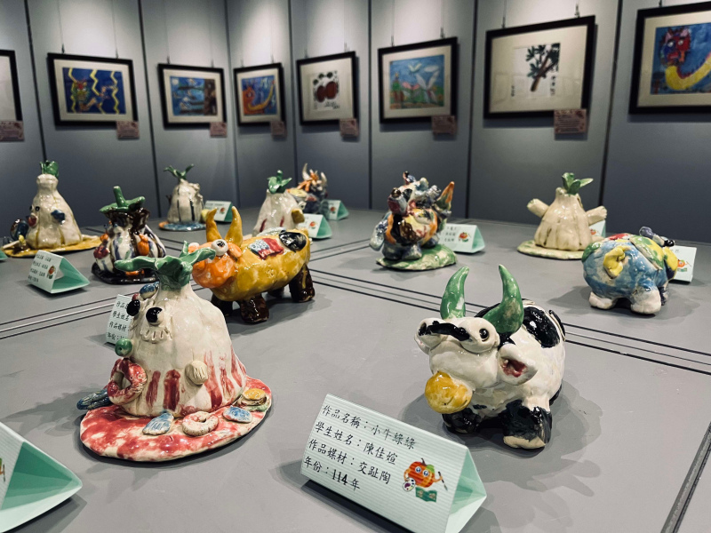 「明德惟馨」藝展綻放童心妙筆！北港文化中心邀您共賞純真藝術之美