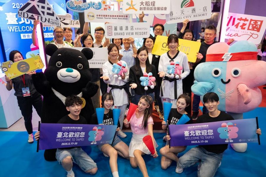 為世壯運選手加油！奧運國手羅嘉翎與母親現身「臺北館」推廣運動觀光