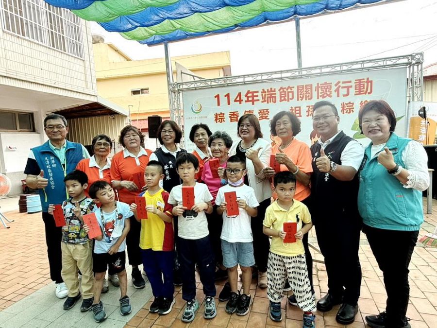 端節關懷行動  粽香傳愛  祖孫包粽樂