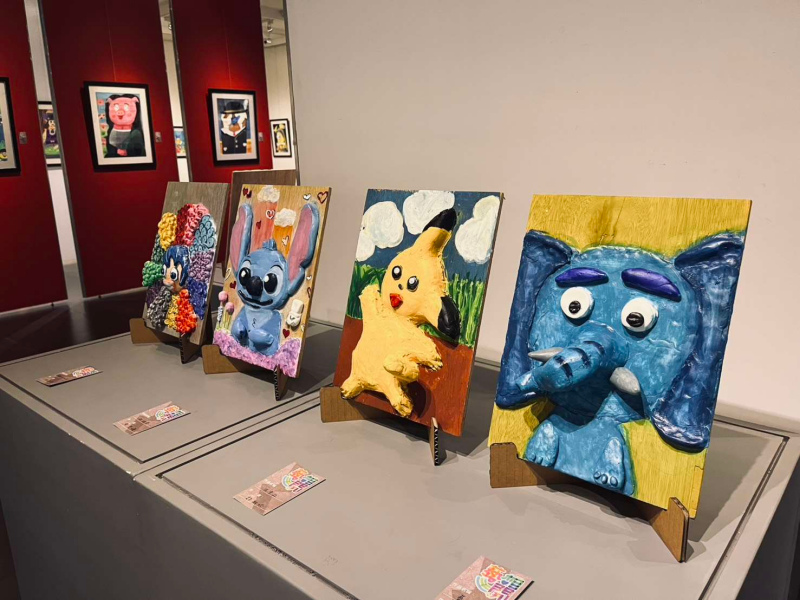 南陽國小美術班畢業展「藝想天開」童筆揮灑創意