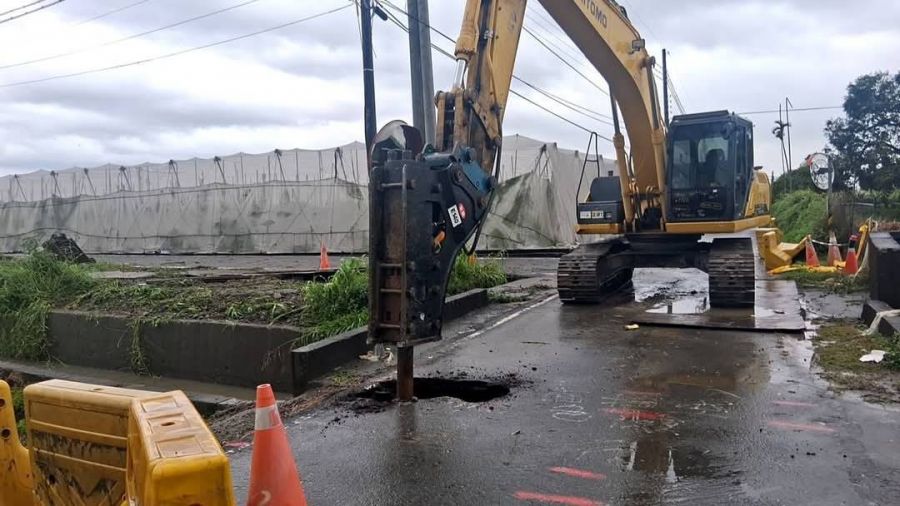朱信強關注外六寮道路修復　確認工程即將動工