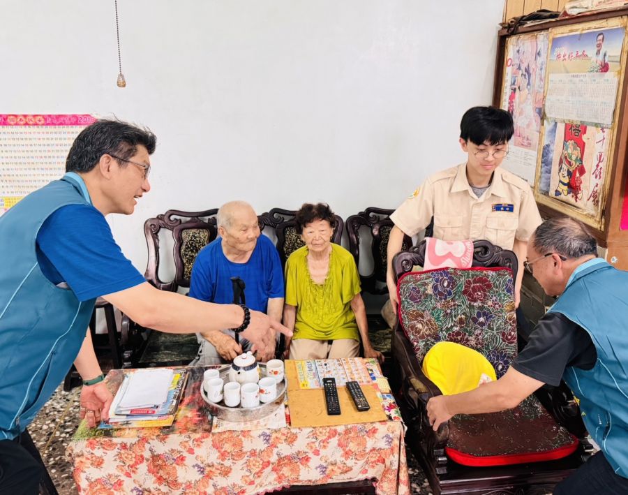 苗栗縣榮服處績優替代役男　德潤社福照顧澤臻榮民眷