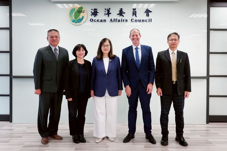 歐洲經貿辦拜會海委會 管碧玲：深化臺歐合作共創海洋安全
