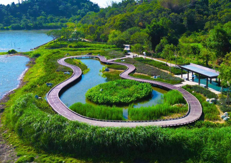 高雄觀音湖成生態景點　勇奪建築園冶獎及國家卓越建設獎
