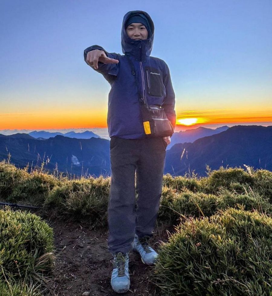 網紅林家宏攀登合歡西峰　高山美景照掀起網路熱潮