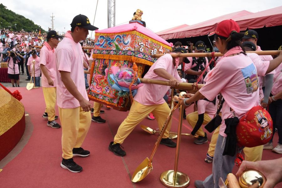後龍鎮山邊媽祖宮建廟大業動土   預計5年竣工